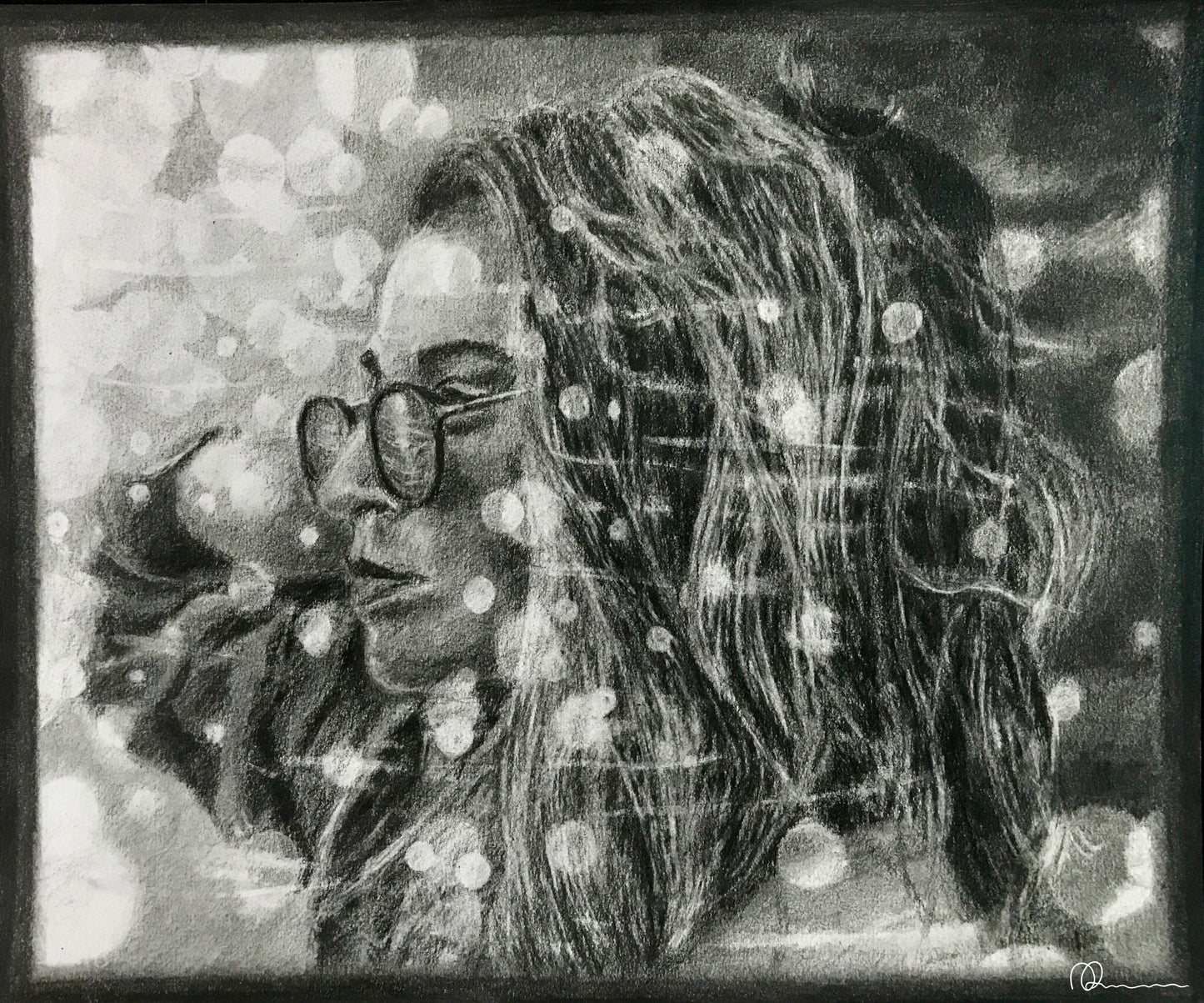 Girl With Sunglasses In Denim Jacket